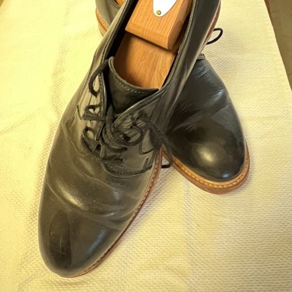 Crosby Square Stevens Black 9.5 Modern Derby Shoe - Picture 1 of 4